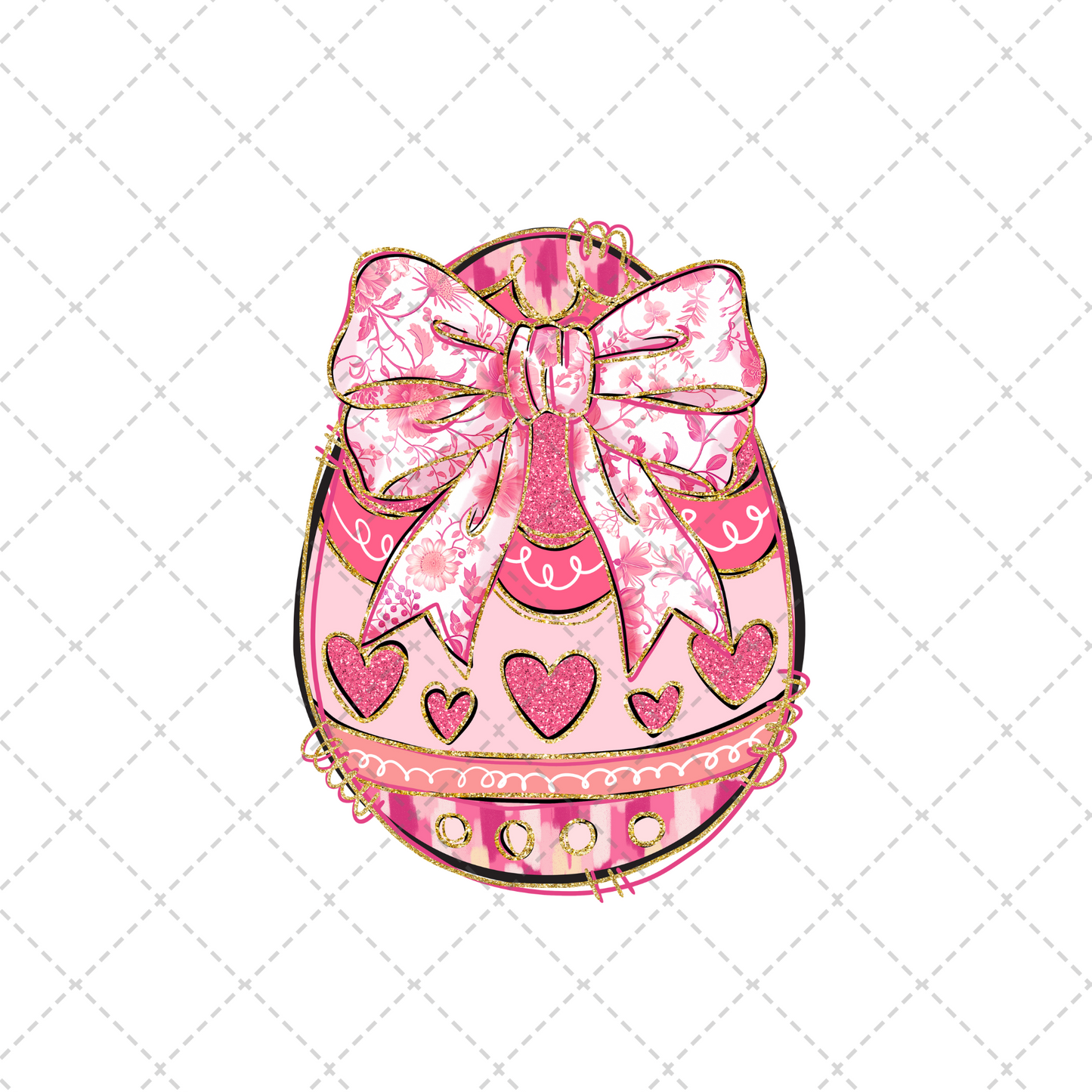 Pink Floral Egg Transfer