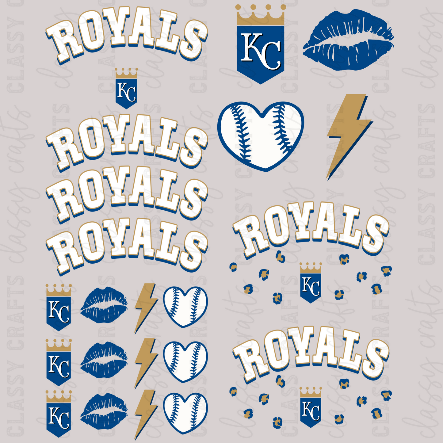 Royal - 30x24 - MINI PREMADE GANG SHEET