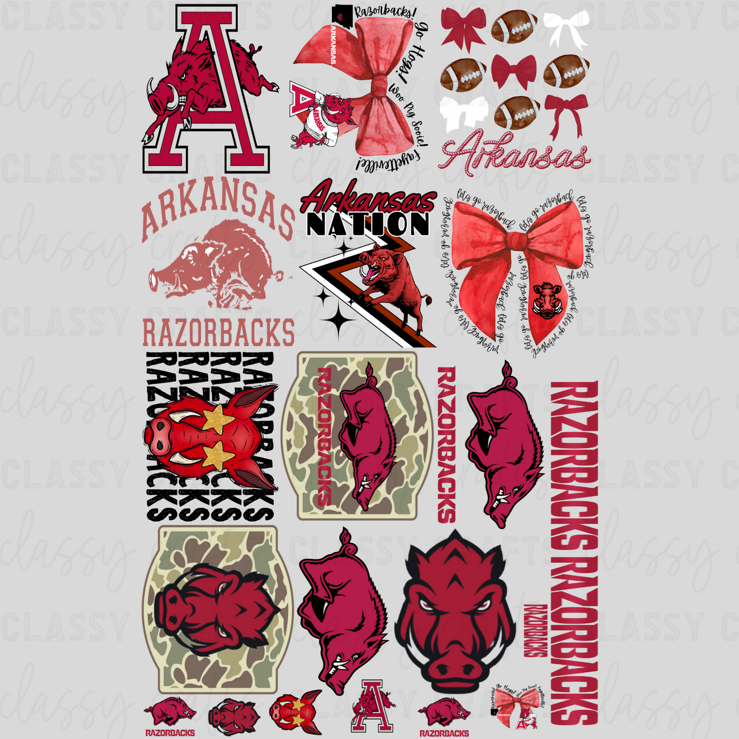 AR.Razor Football - 30x48 -PREMADE GANG SHEET