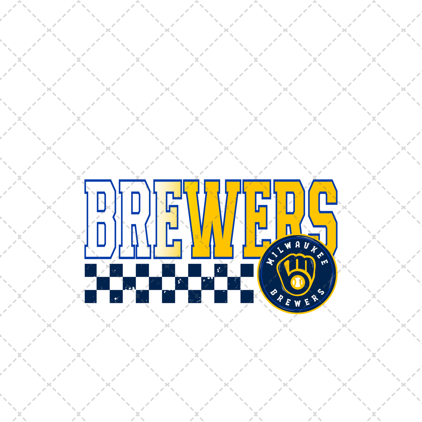 Let's Go Brewers Transfer ** TWO PART* SOLD SEPARATELY**