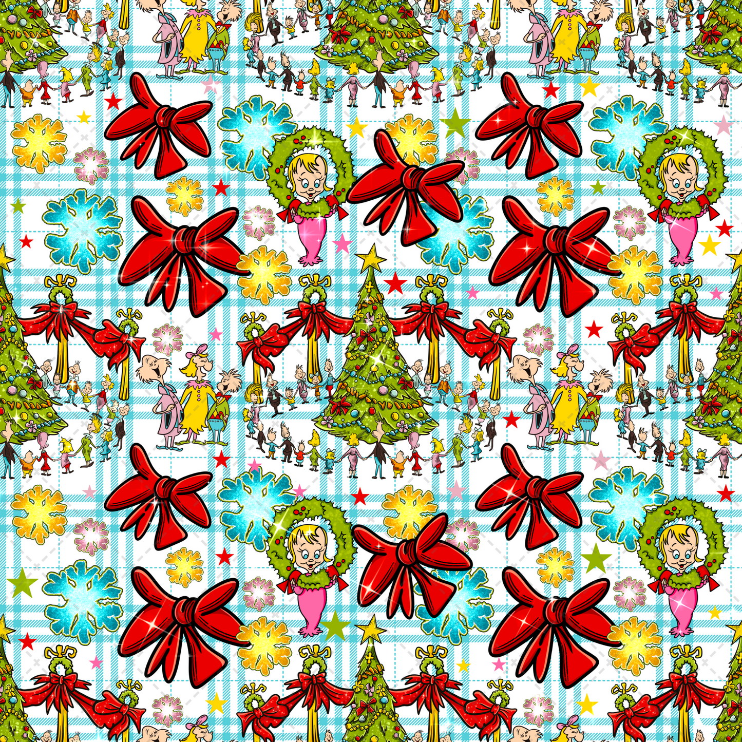 Whoville Christmas Seamless Transfer