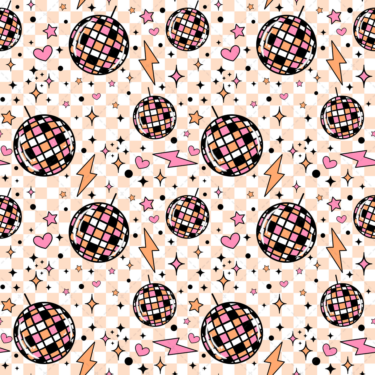 Disco Seamless Tumbler Wrap