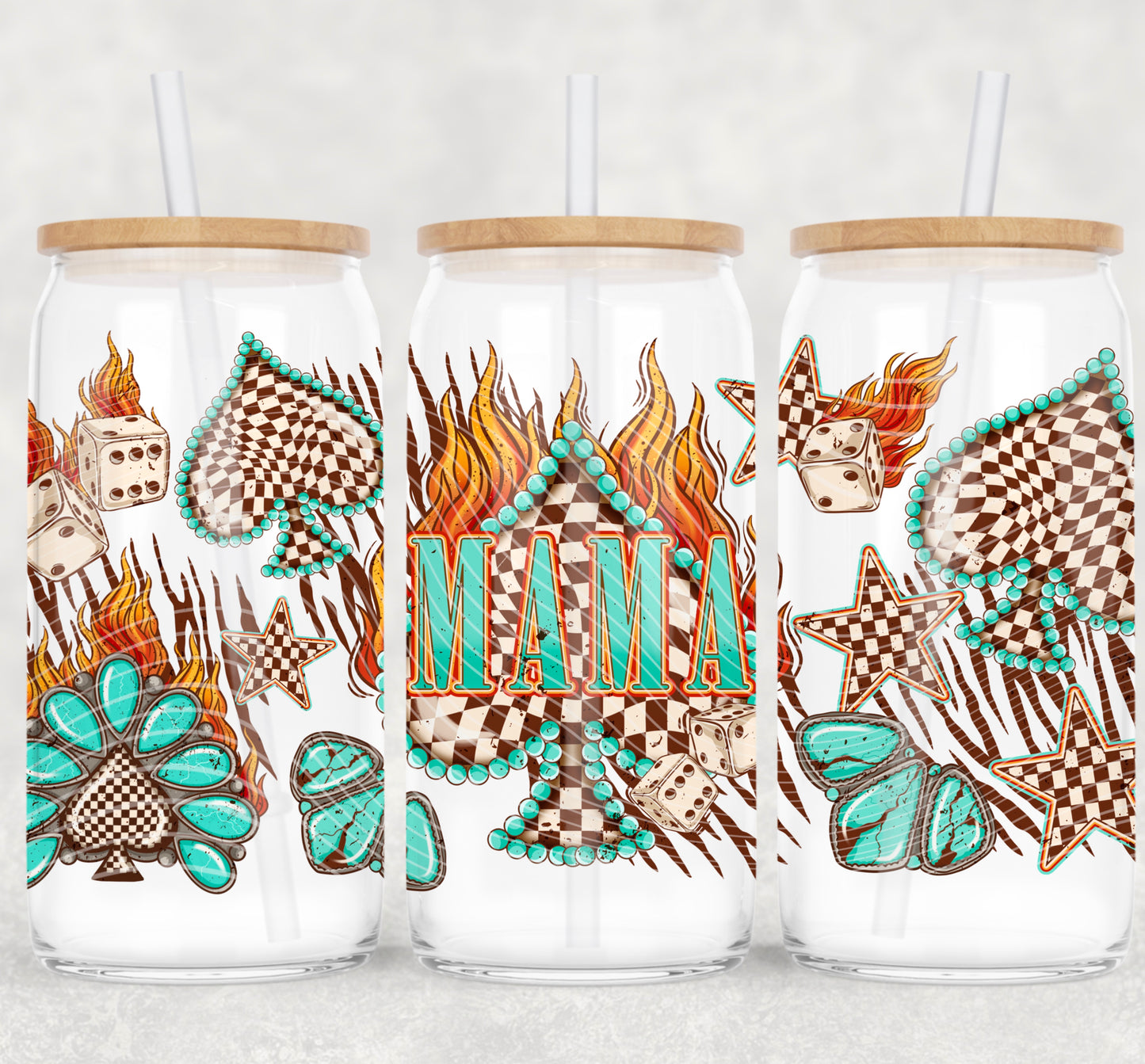 Spades Mama 16oz Libbey Wrap