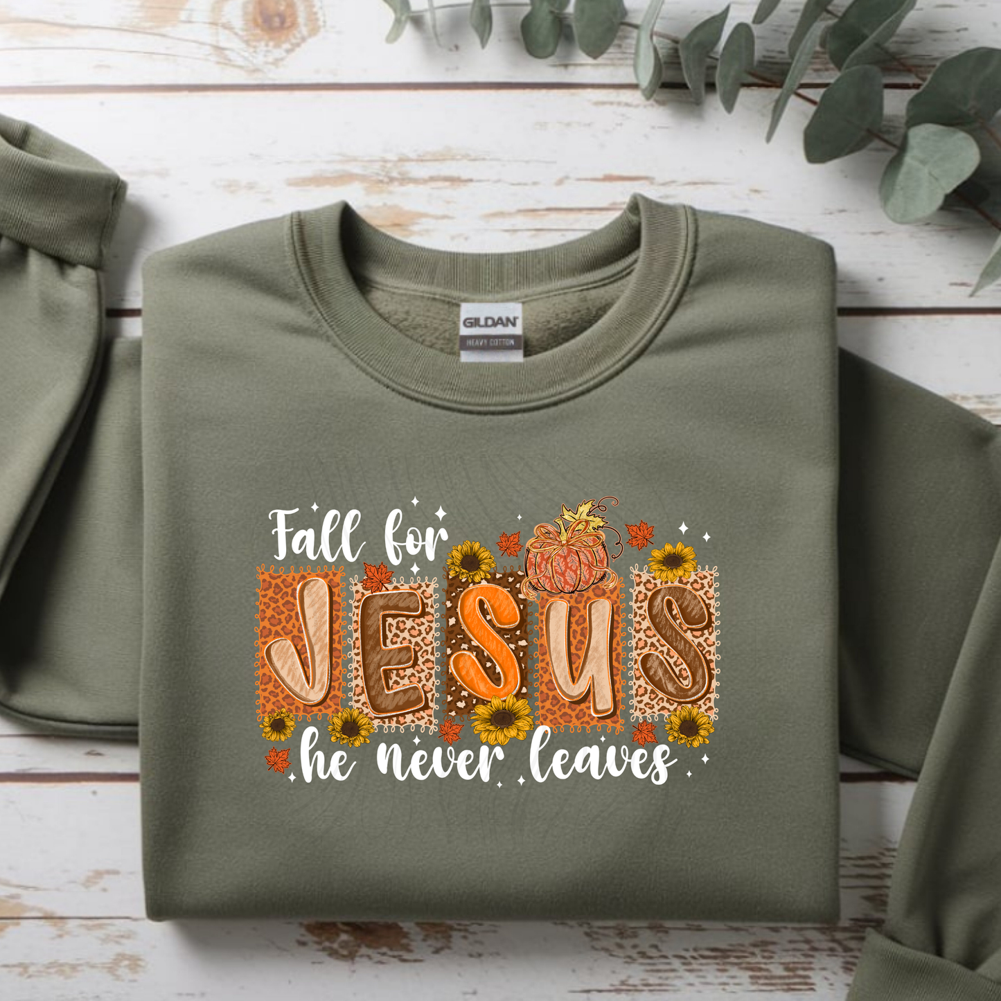 Fall For Jesus he Never Leaves Transfer