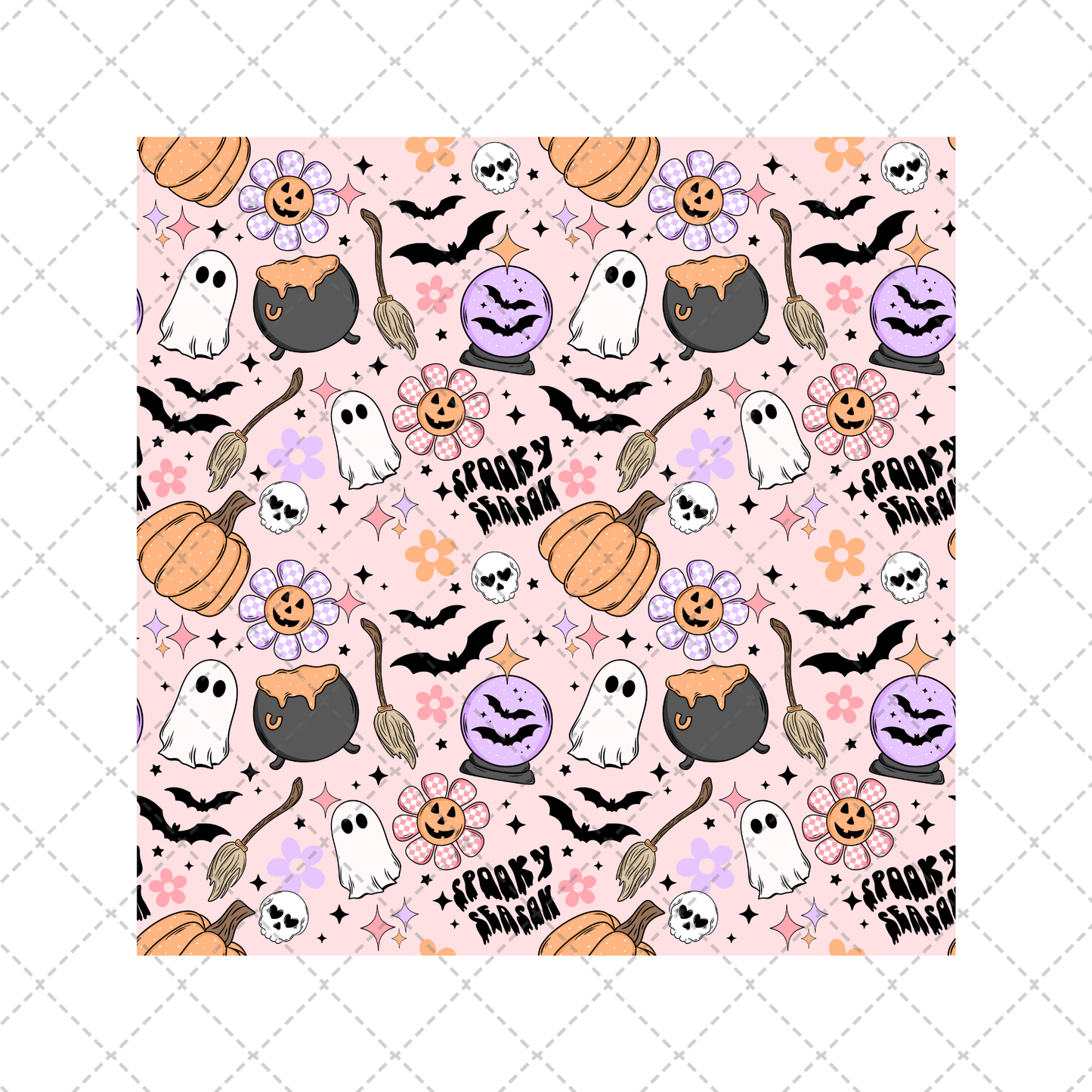 Pastel Spooky Tumbler Wrap