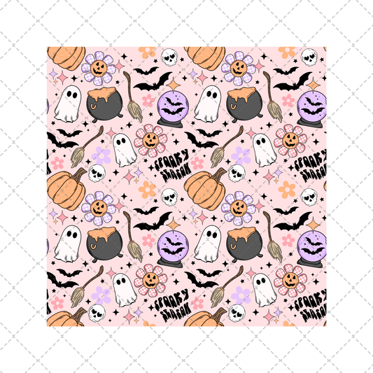 Pastel Spooky Tumbler Wrap