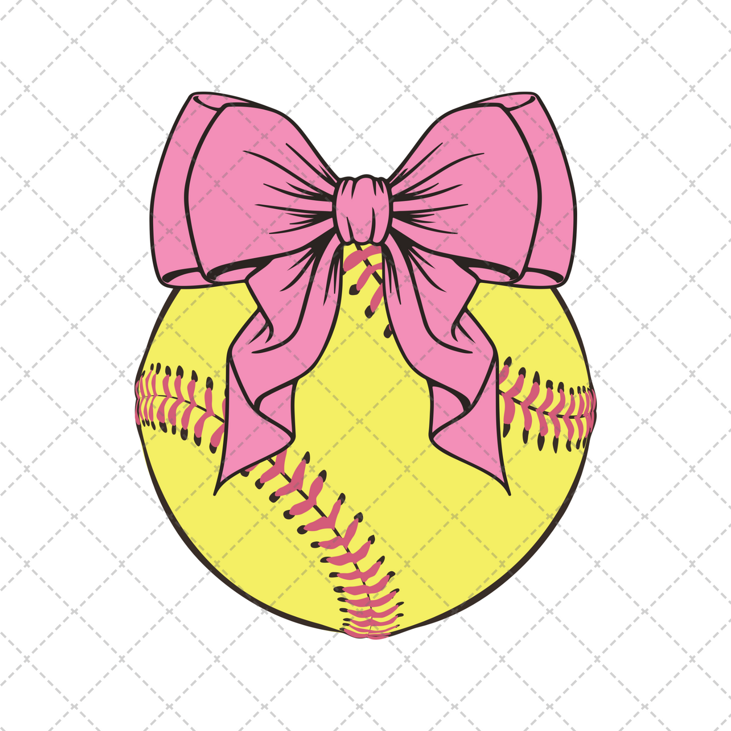 Coquette Softball/Baseball Transfer