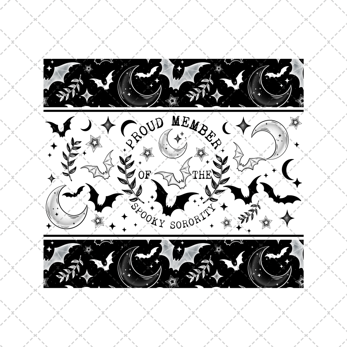 Spooky Sorority Tumbler Wrap