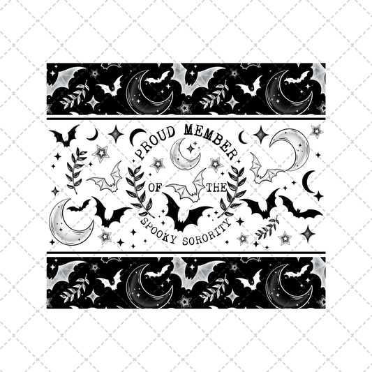 Spooky Sorority Tumbler Wrap