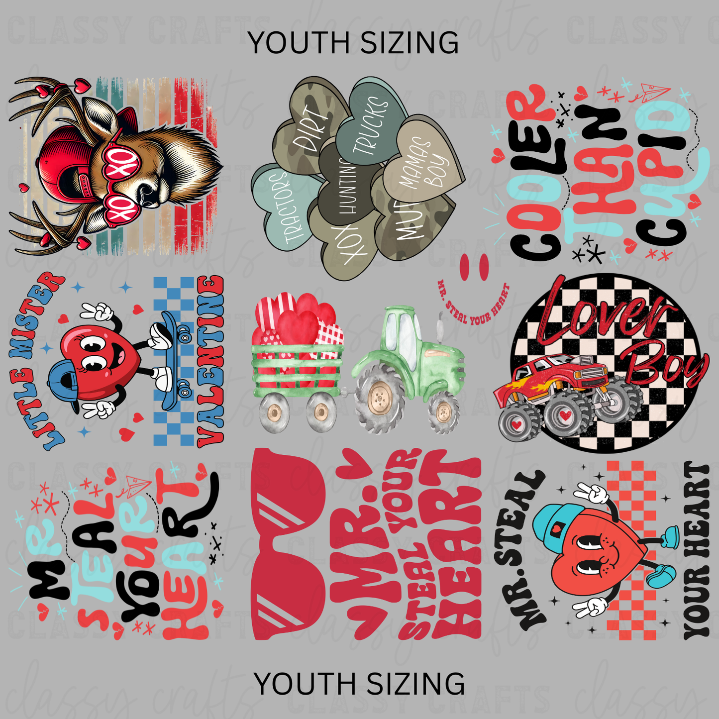 BOYS VALENTINES 30X24