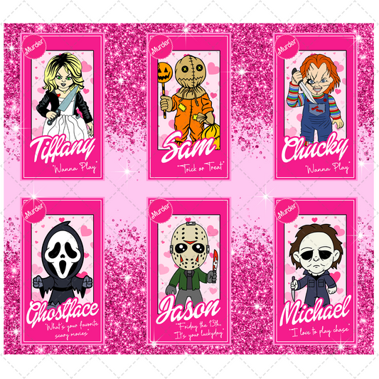 Spooky Barb Tumbler Transfer