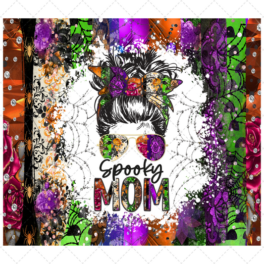Spooky Mom Tumbler Transfer