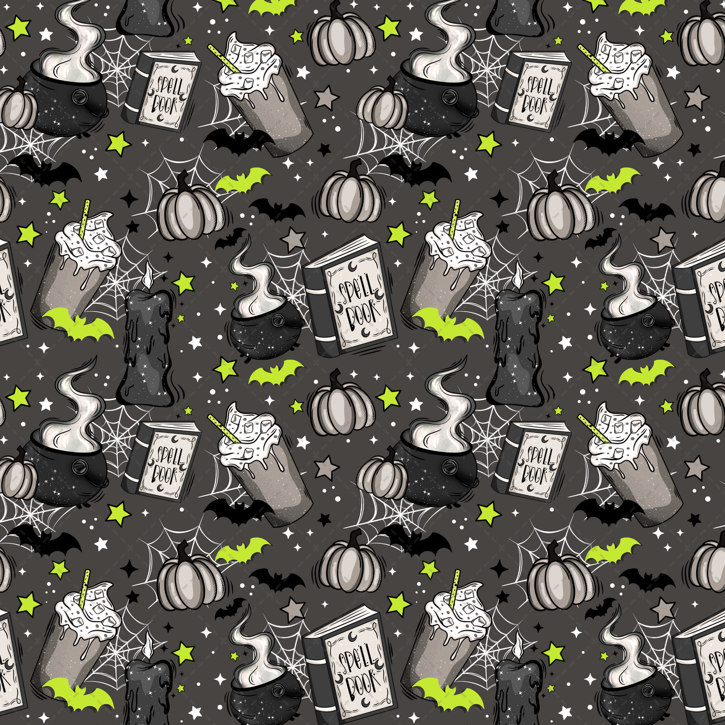 Witches Need Coffee Seamless