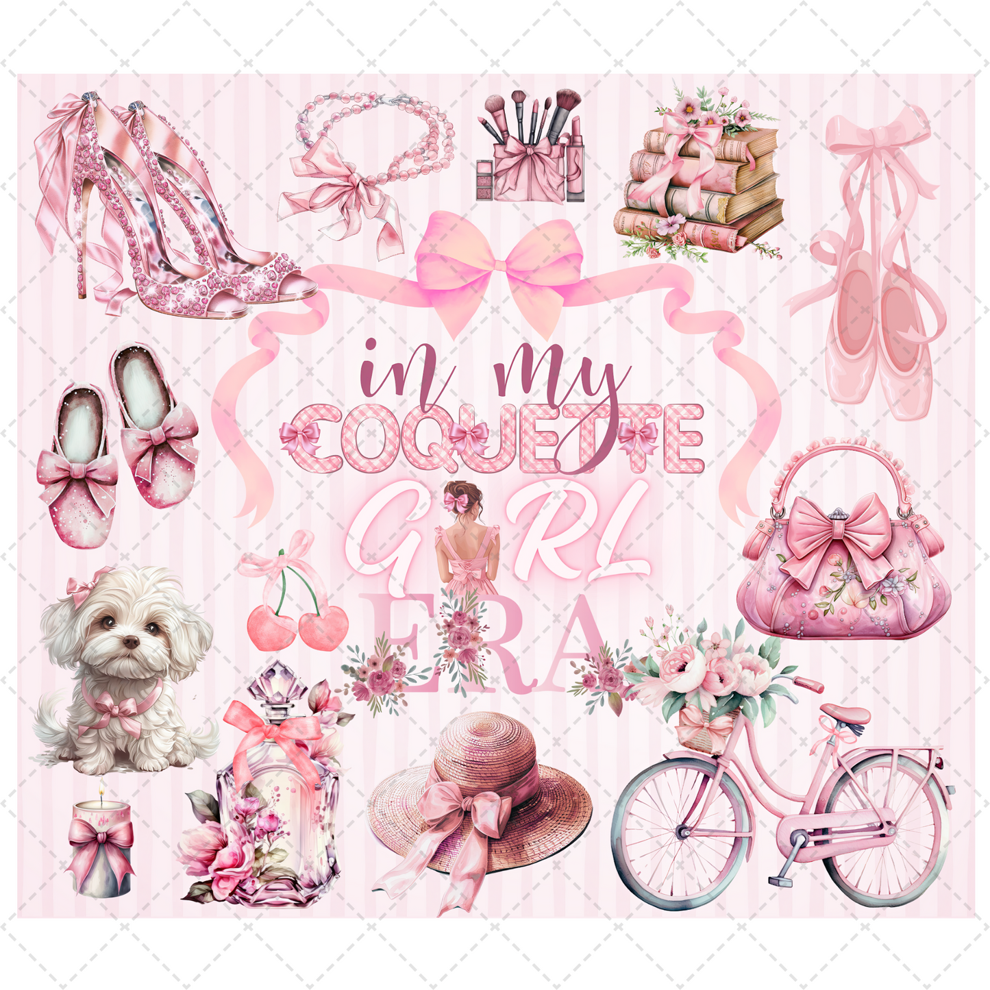 In My Coquette Girl Era Tumbler Transfer