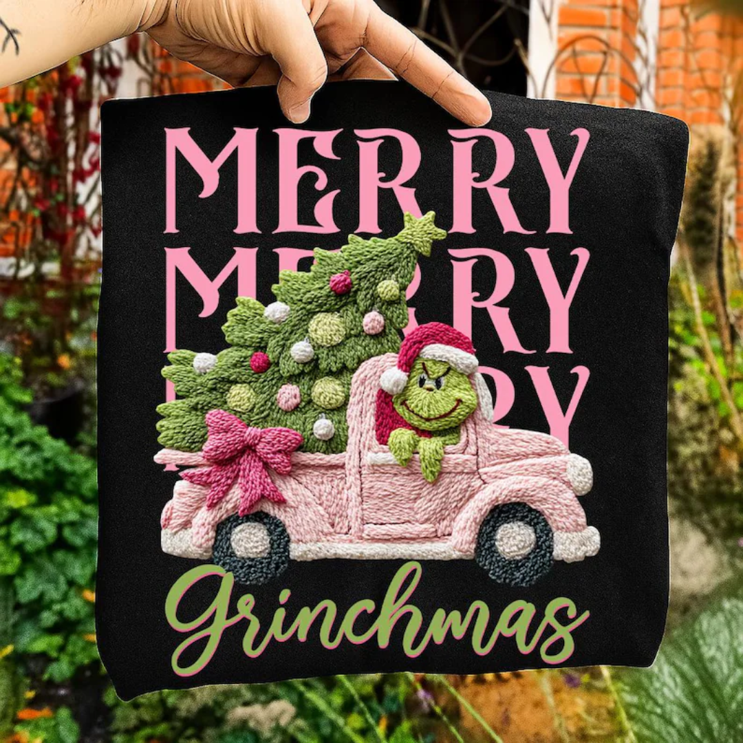 MERRY GMAN YARN CROCHET TRANSFER