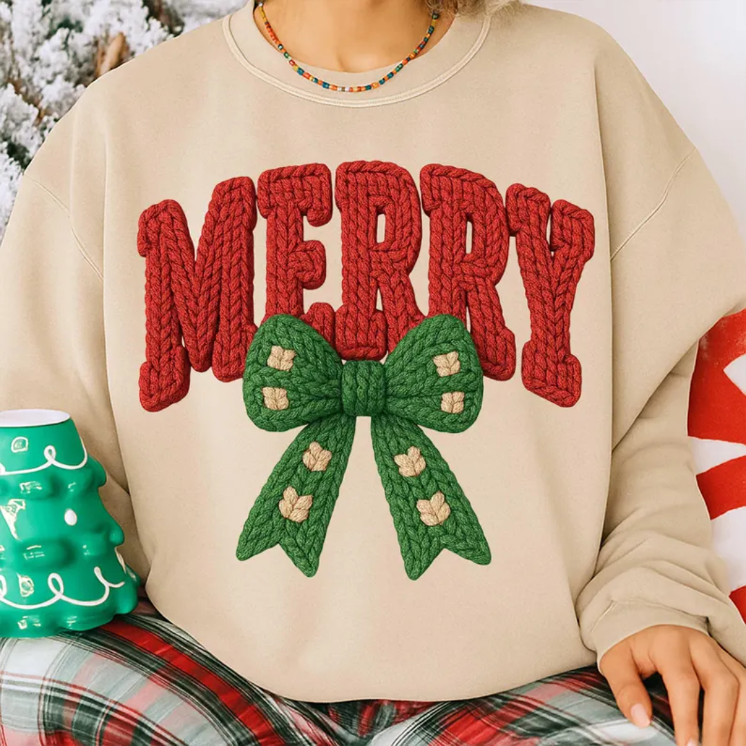 MERRY COQUETTE FAUX YARN TRANSFER