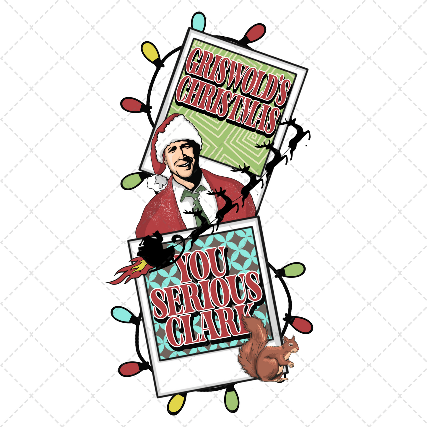Christmas Vacation Transfer ** TWO PART* SOLD SEPARATELY**