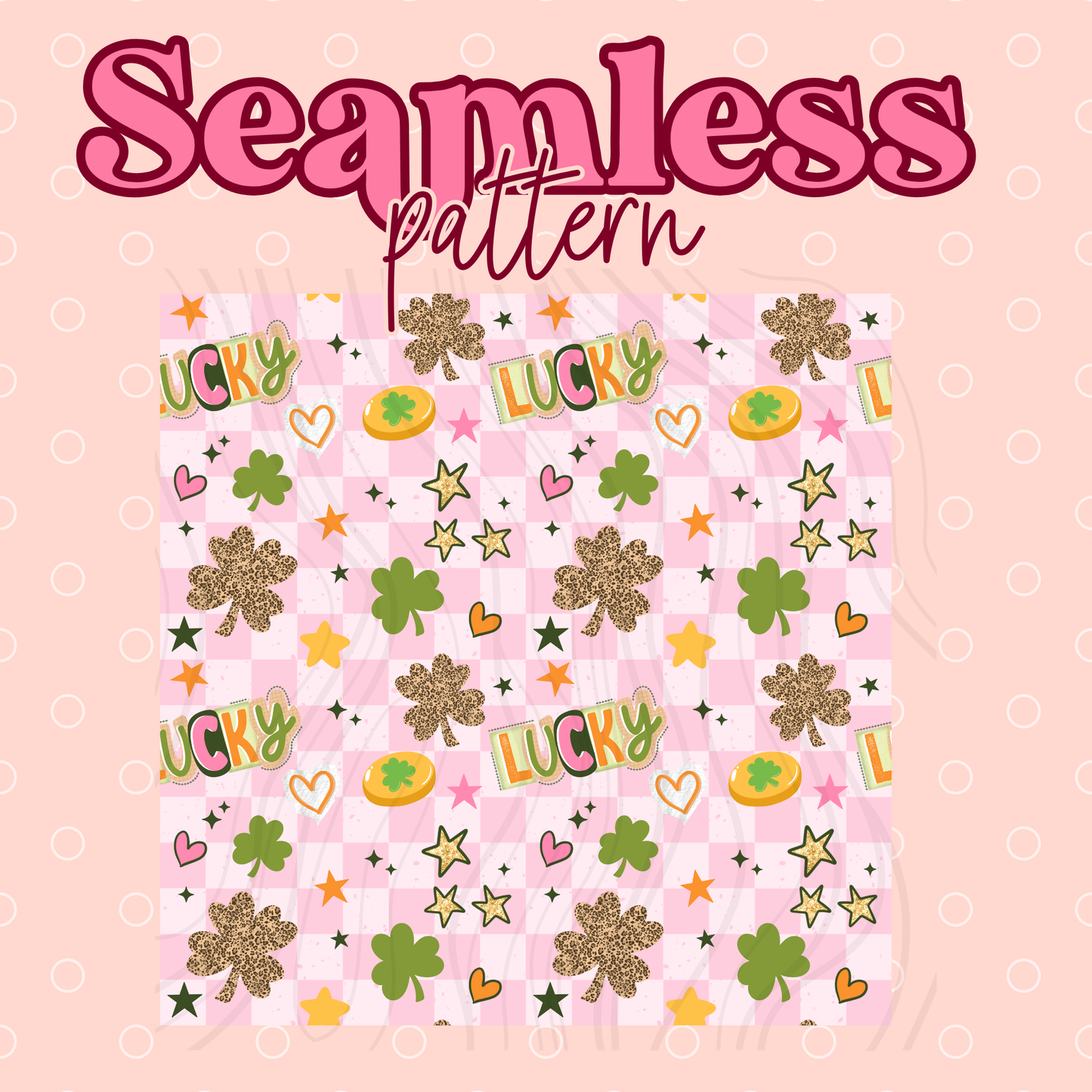 Lucky Checker Seamless Transfer