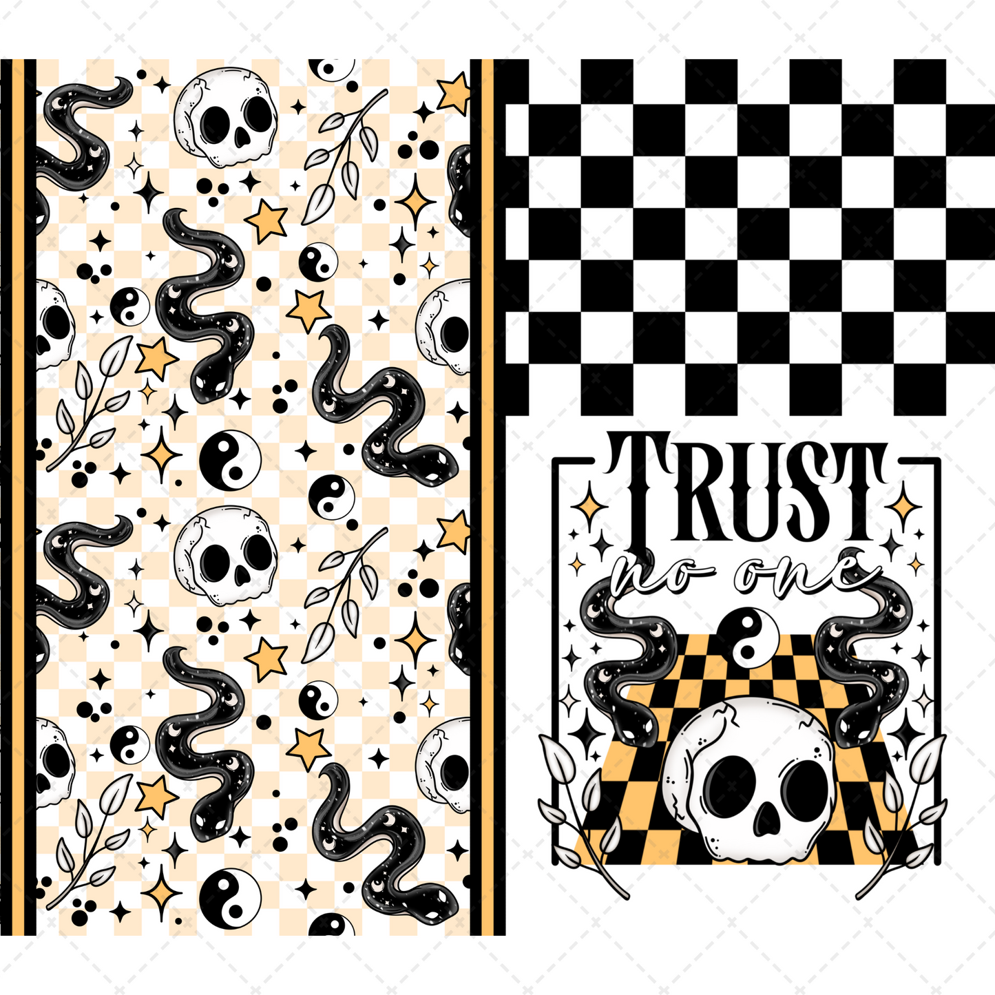 Trust No One Tumbler Wrap