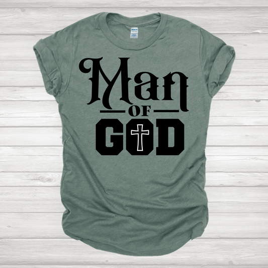 Man Of God Cross Transfer