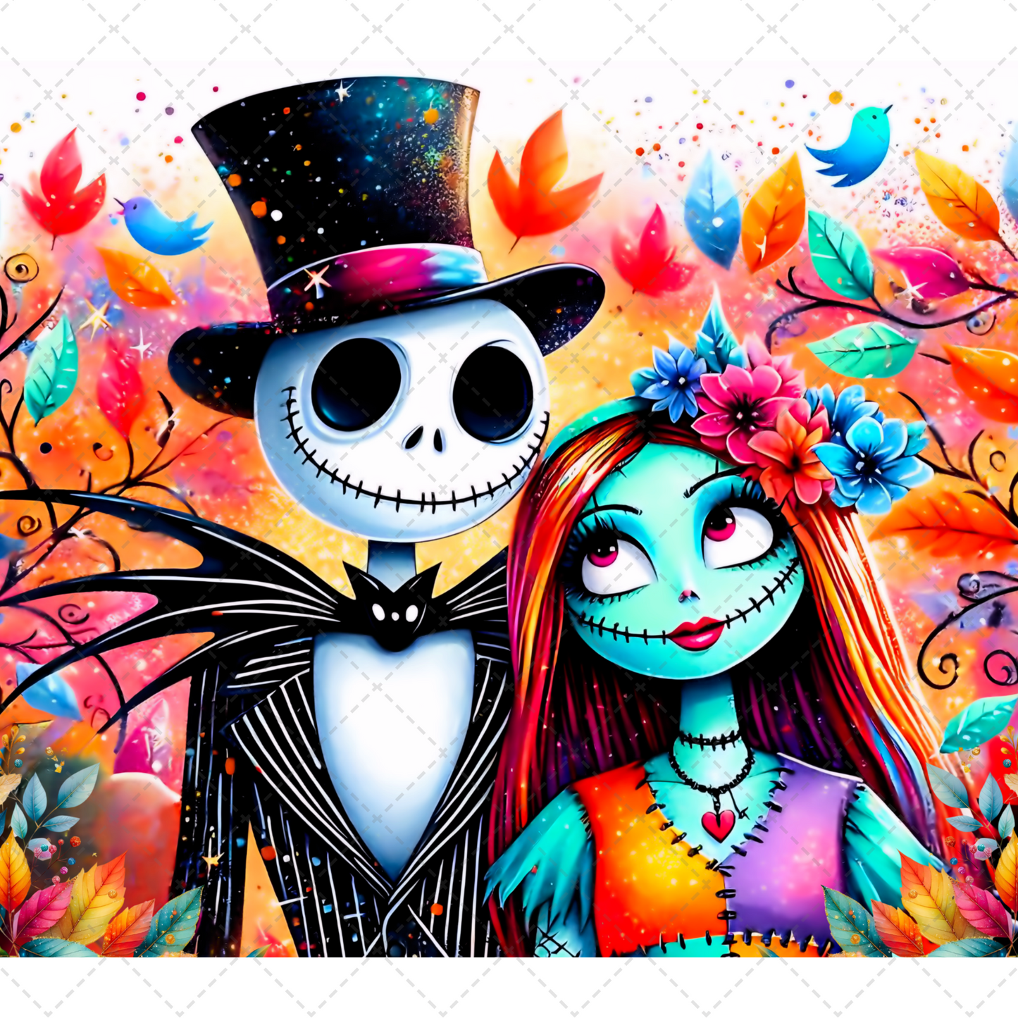 Jack Skelly Fall Tumbler Transfer