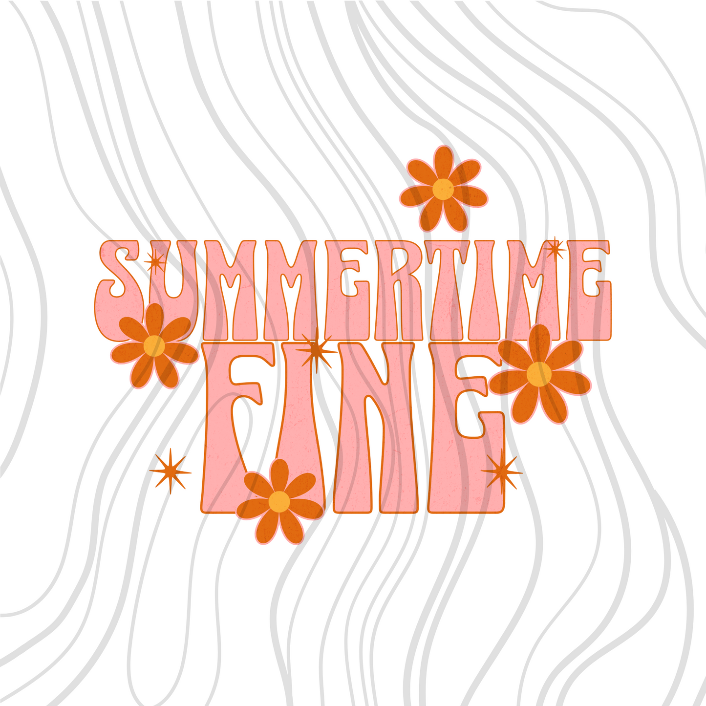 Summertime Fine Retro Transfer