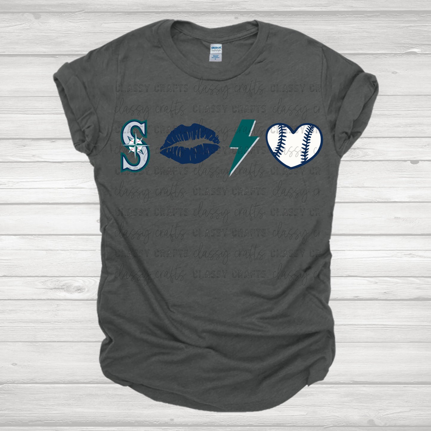 Seattle Retro Baseball Transfer