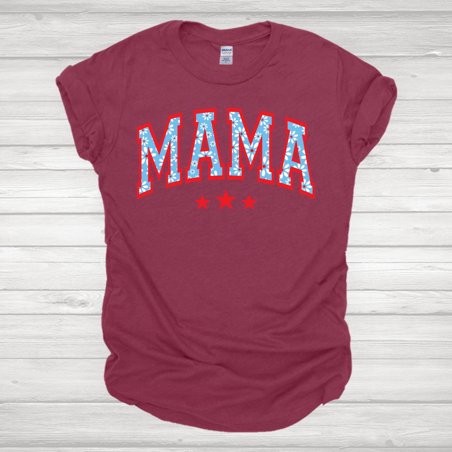 Mama 4th Of July Daisy Transfer