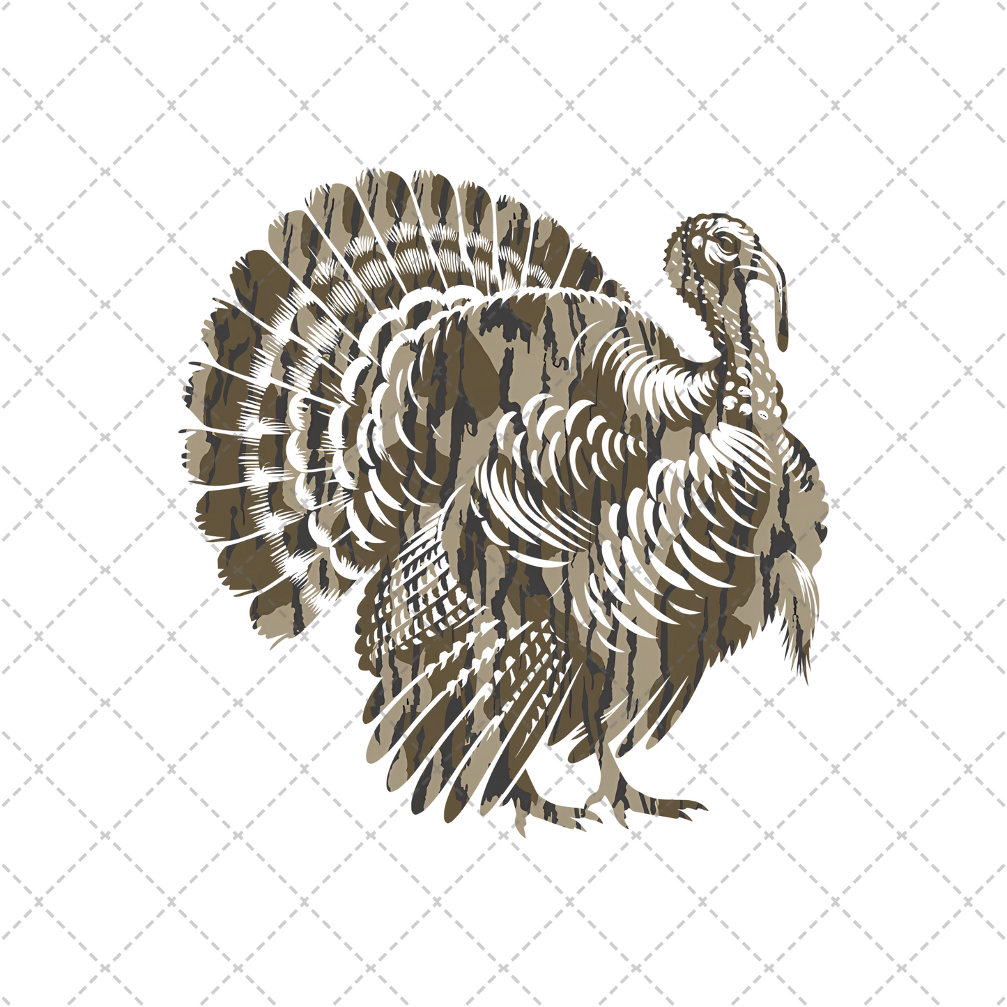 Camo Turkey Transfer