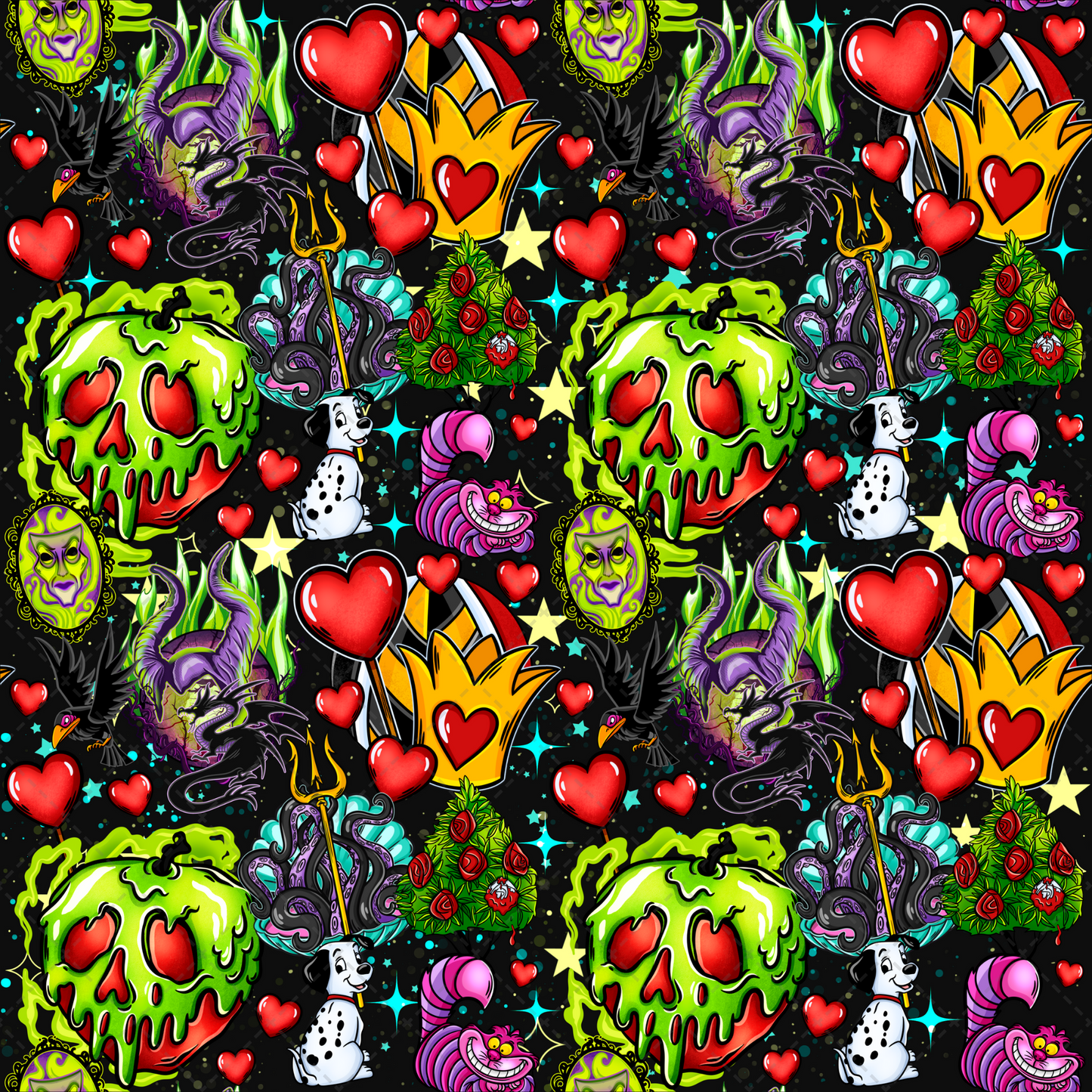 Villains Seamless Tumbler Wrap