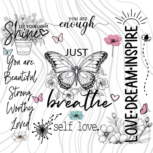 Just Breathe Tumbler Wrap
