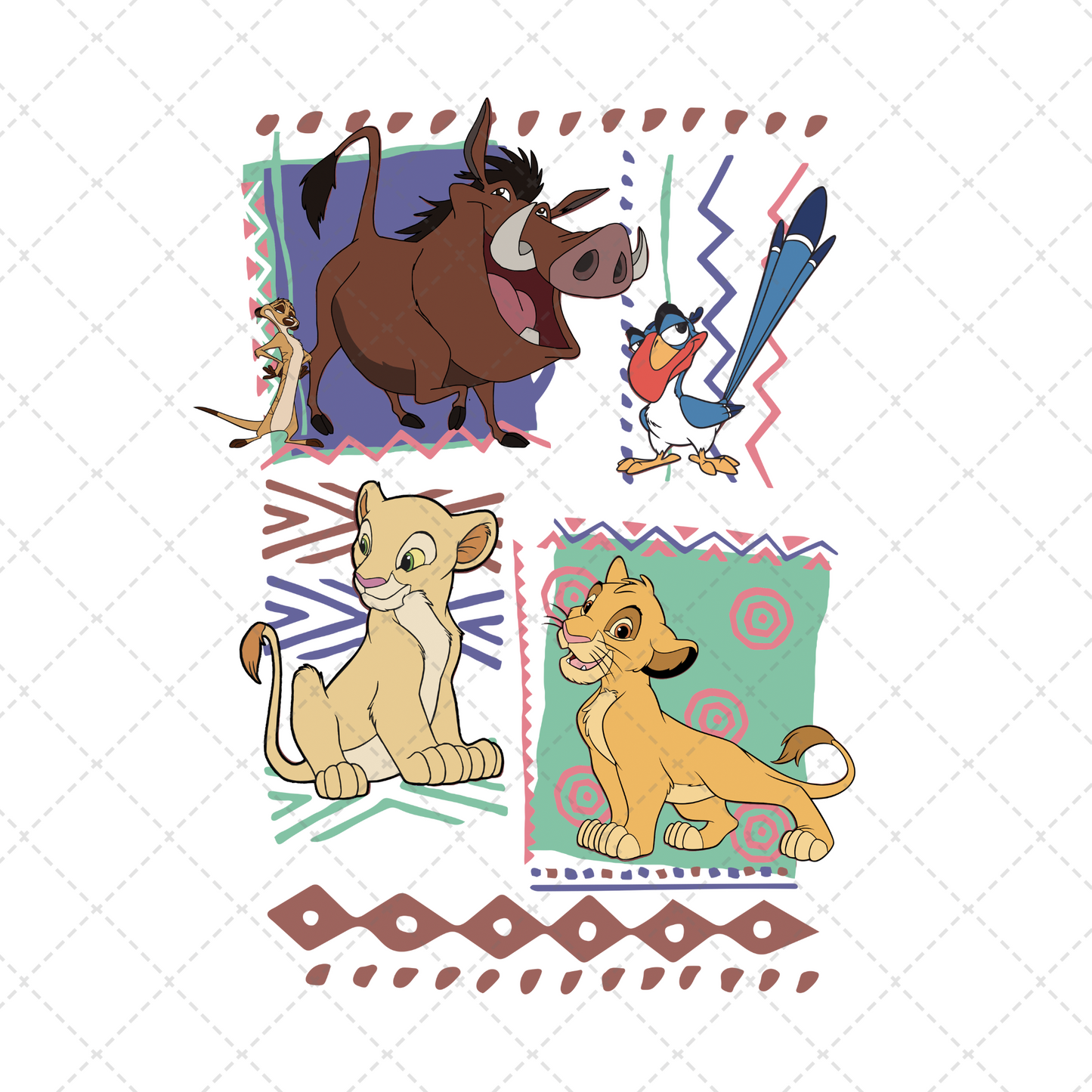 Retro Animal Kingdom Transfer