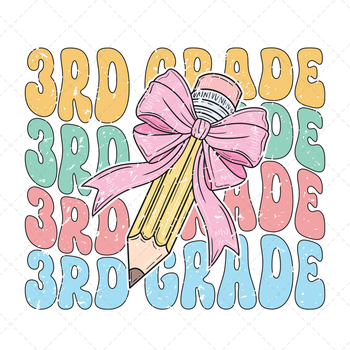 3rd Grade Groovy Pencil Transfer