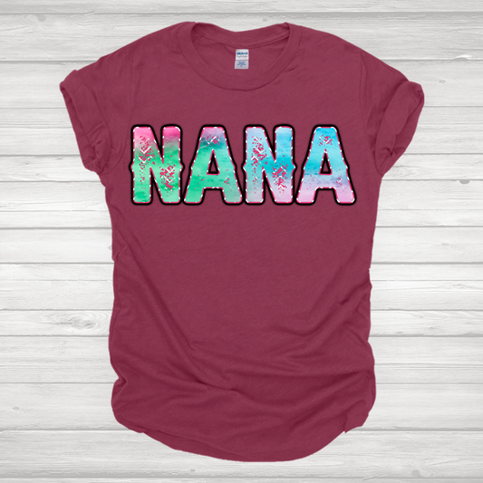 Nana Tie Dye Transfer