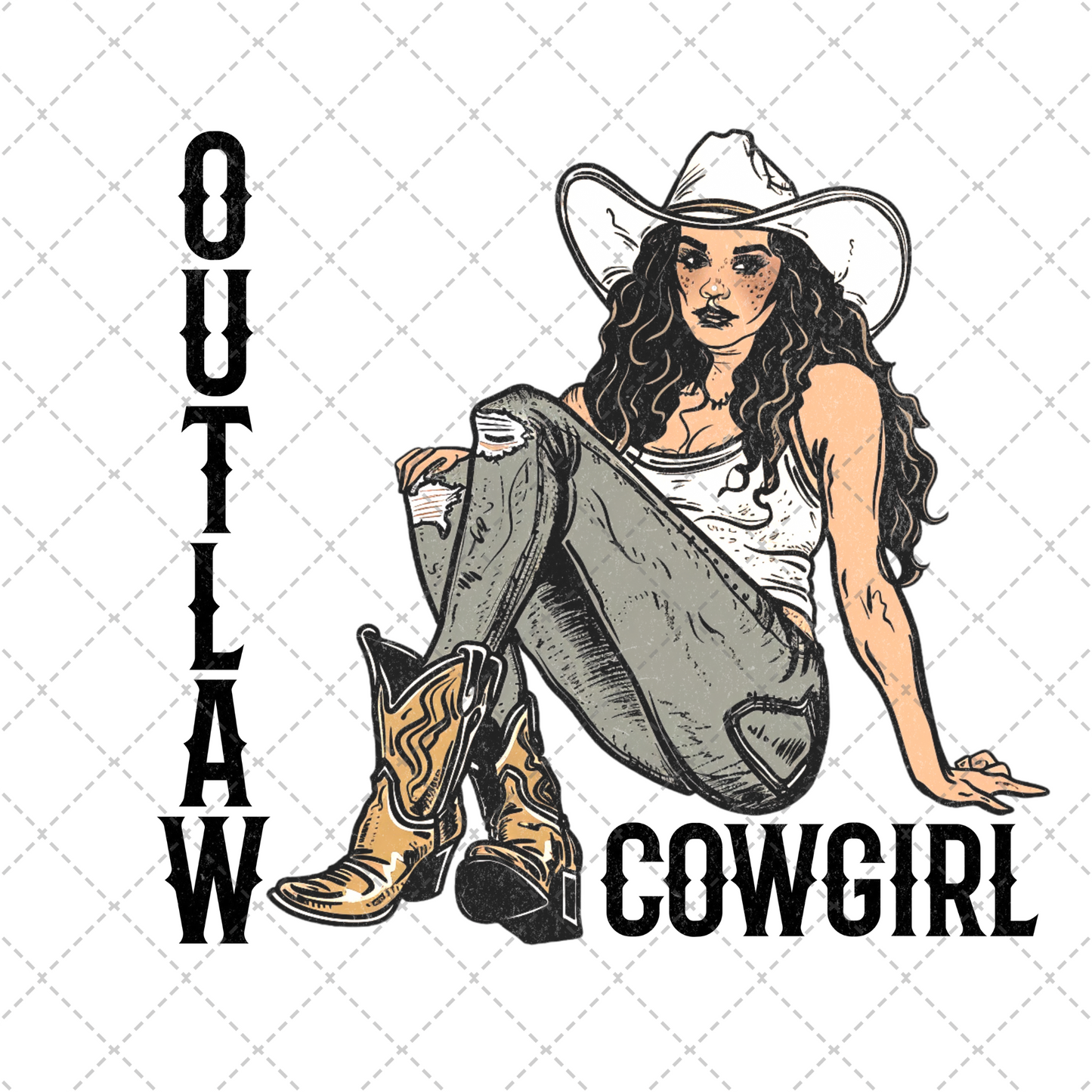 Outlaw Cowgirl Transfer