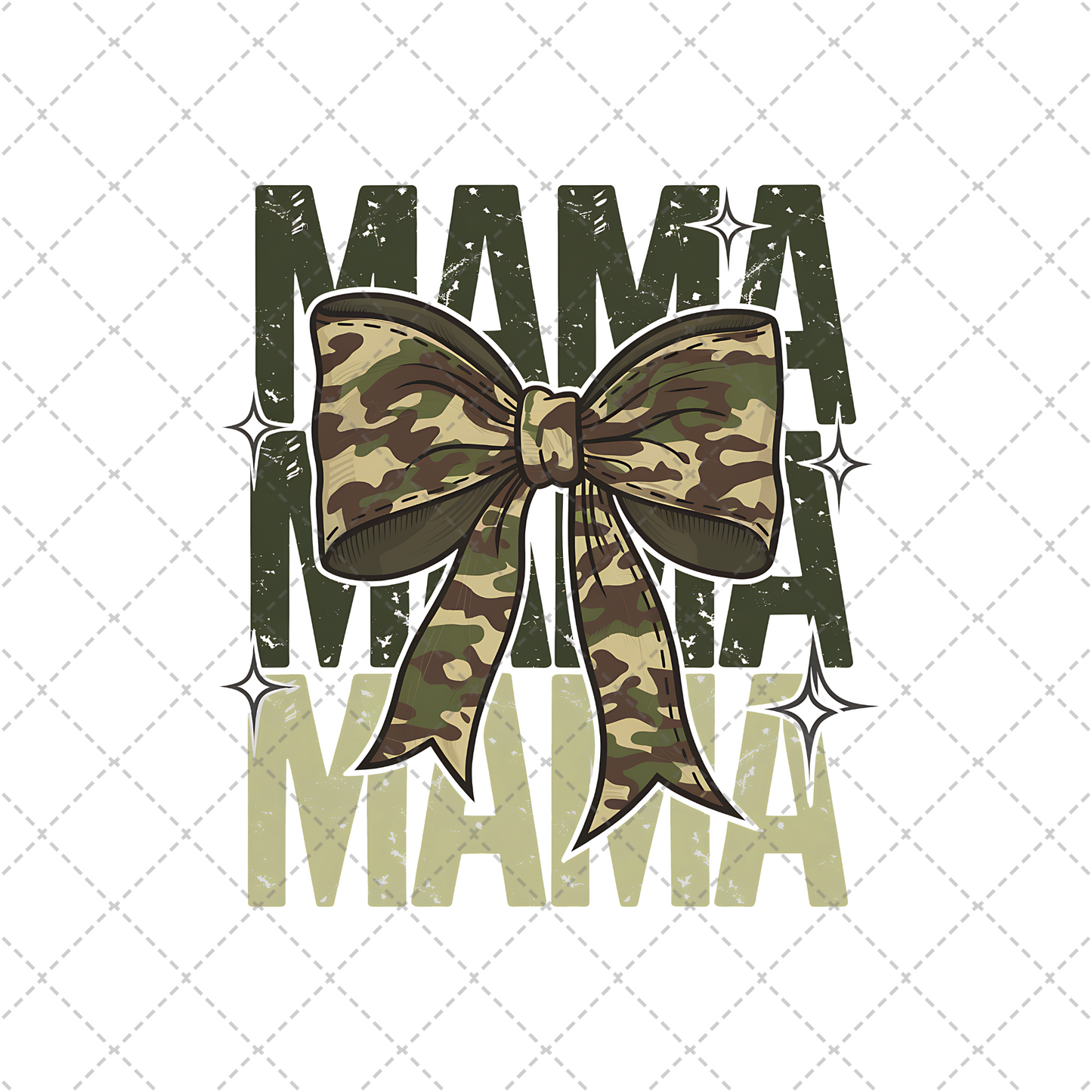 Camo Mama Stacked Transfer