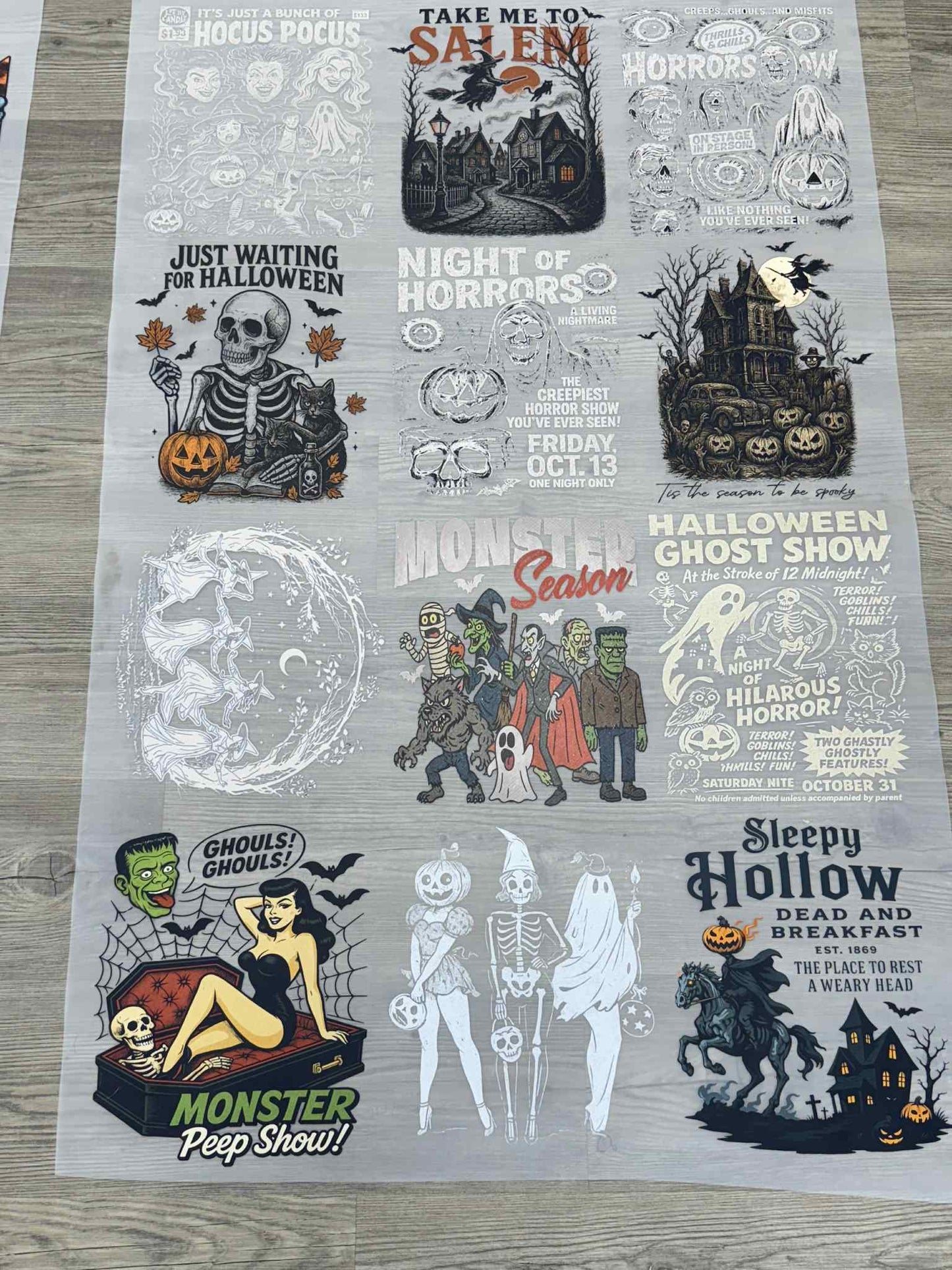Vintage Halloween - 30x48 - PREMADE GANG SHEET