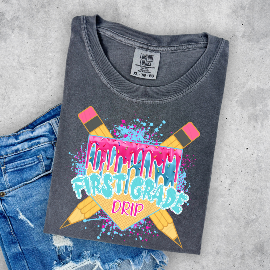 Grade Baseball Drip (Pre-k-1st) Transfer