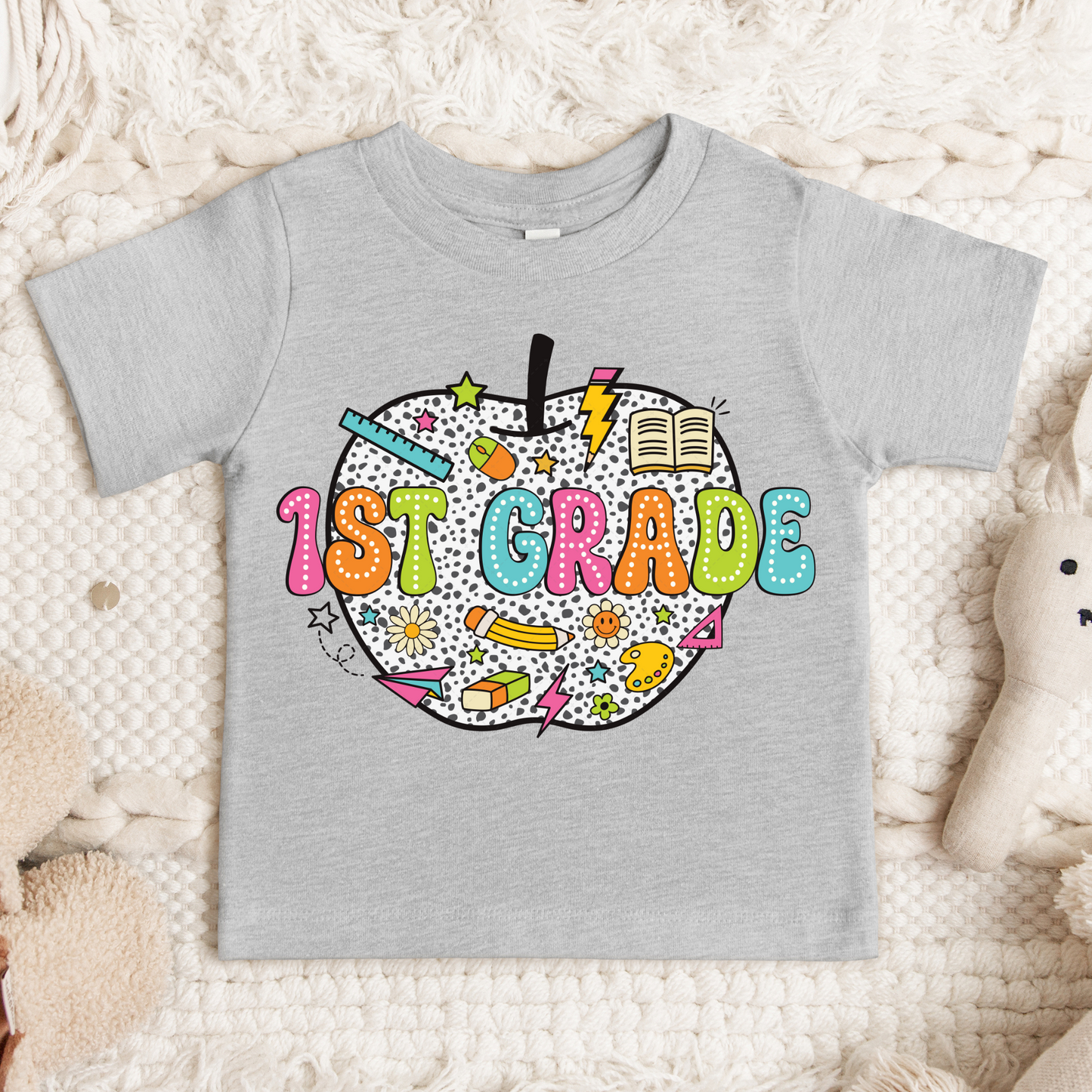 1st Grade Dalmatian Dots Transfer