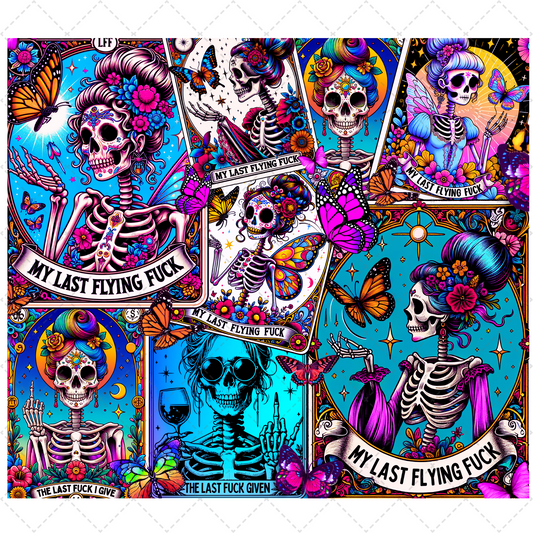 Skelly Snarky Tumbler Transfer