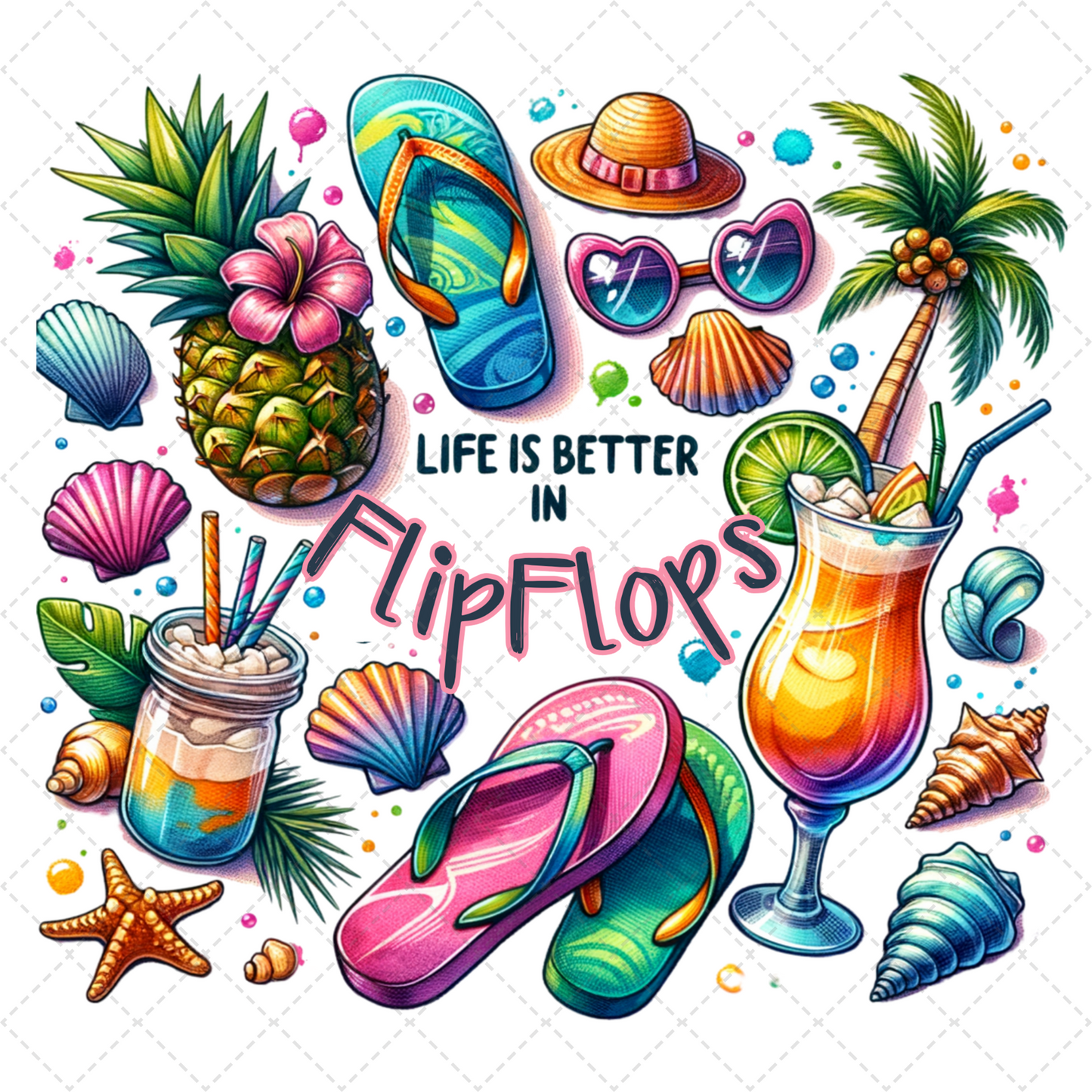 Life Is Better Tumbler Transfer