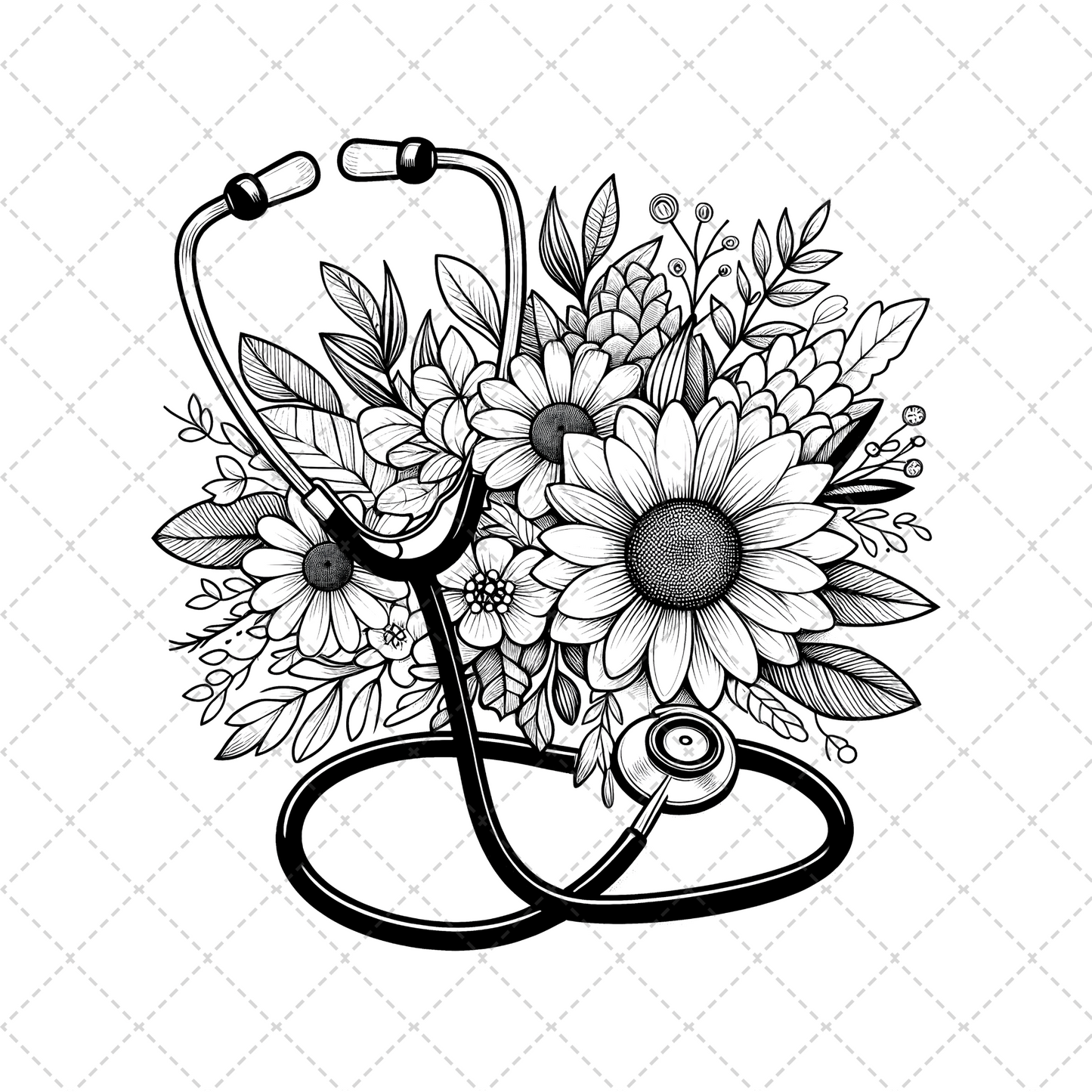 Floral Stethescope Transfer