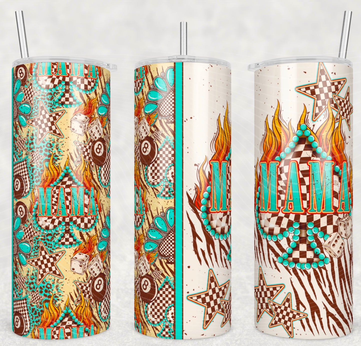 Spades Mama Tumbler Wrap Transfer