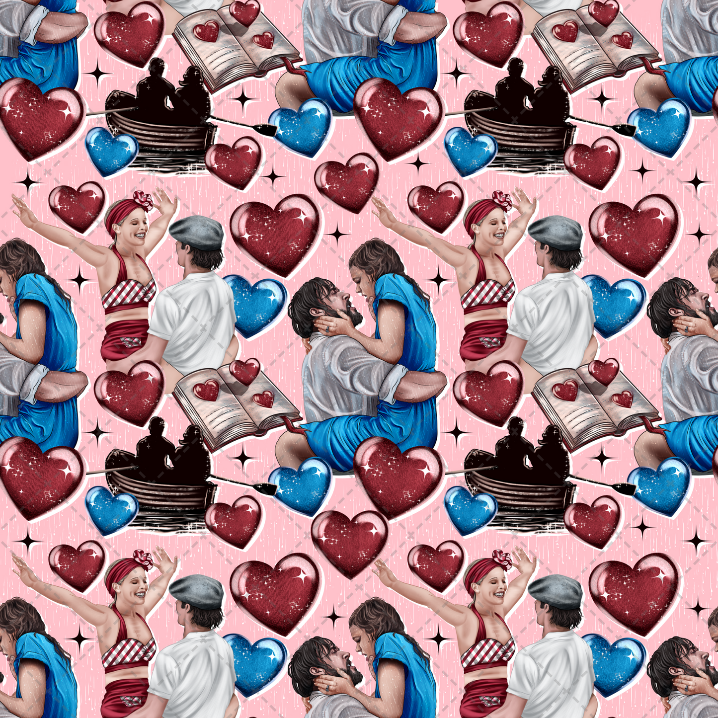 Love Notebook Seamless Transfer