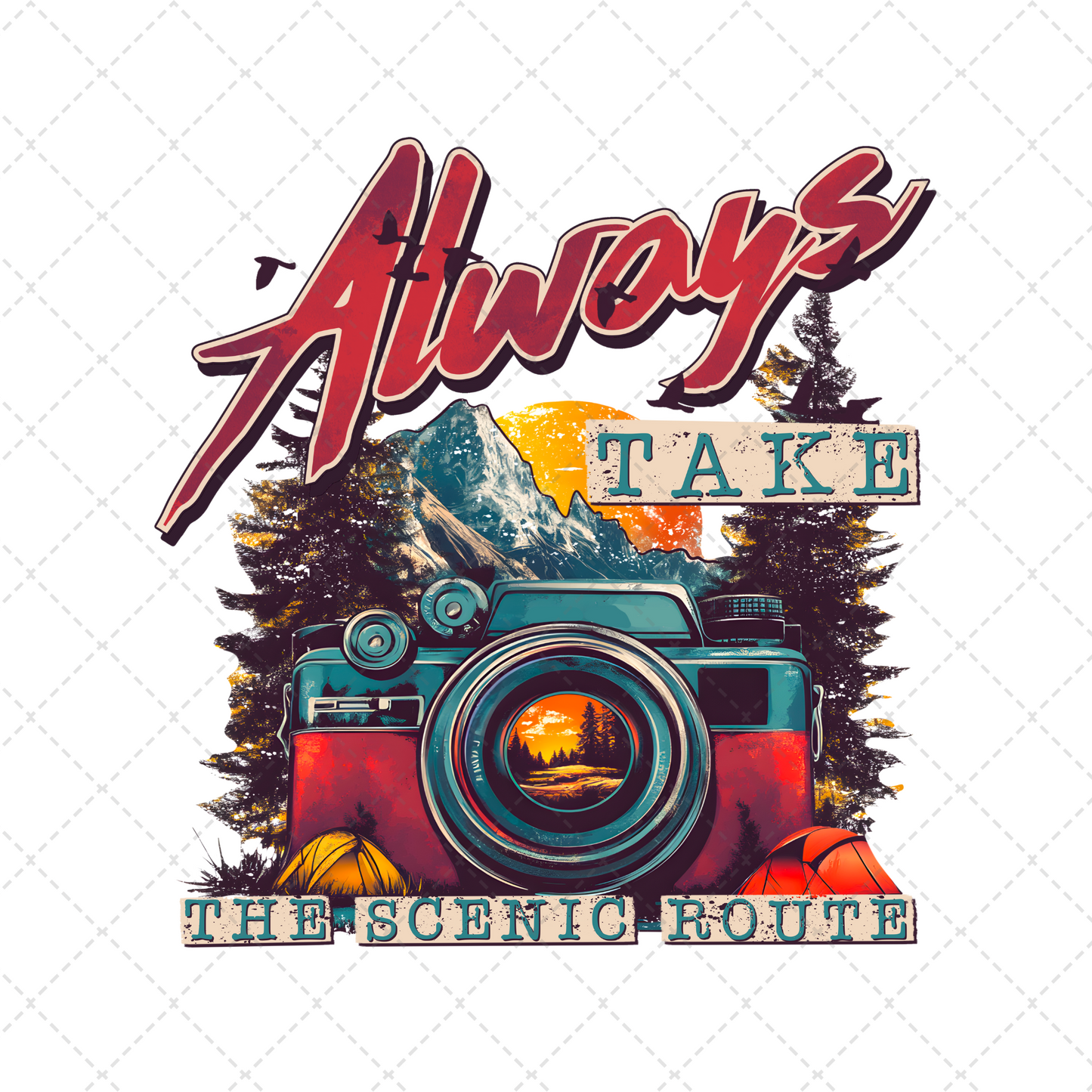 Always Take The Scenic Route Transfer