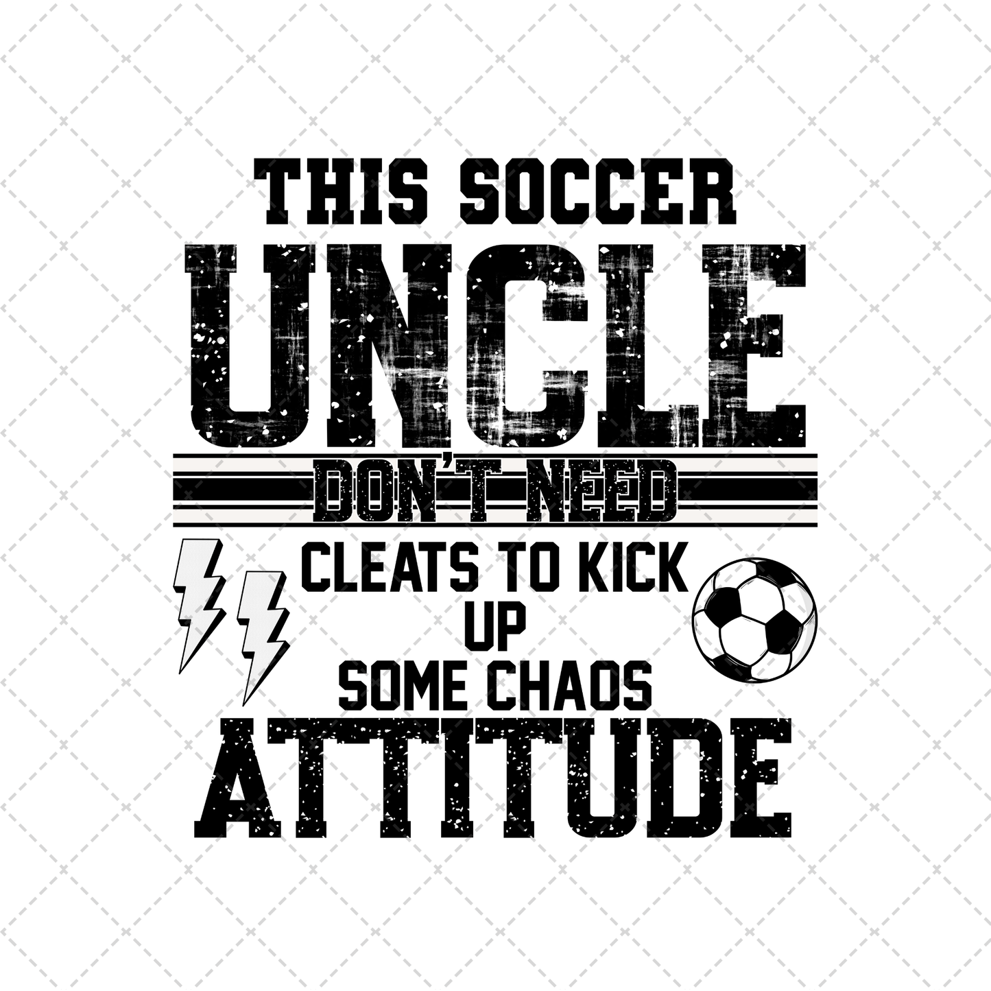 This Soccer Uncle Transfer ** TWO PART* SOLD SEPARATELY**