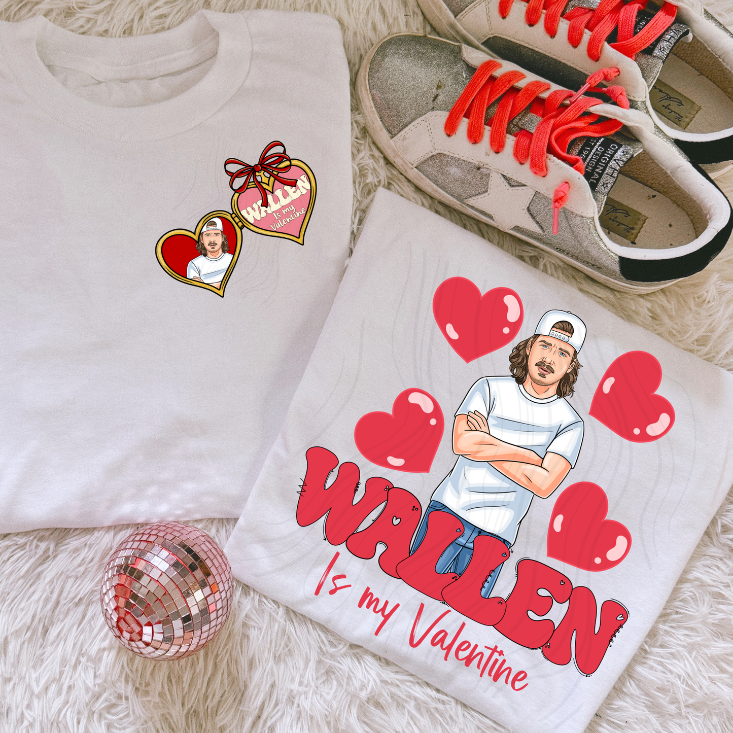 Wallen Is My Valentine Transfer *TWO PART**SOLD SEPARATELY**