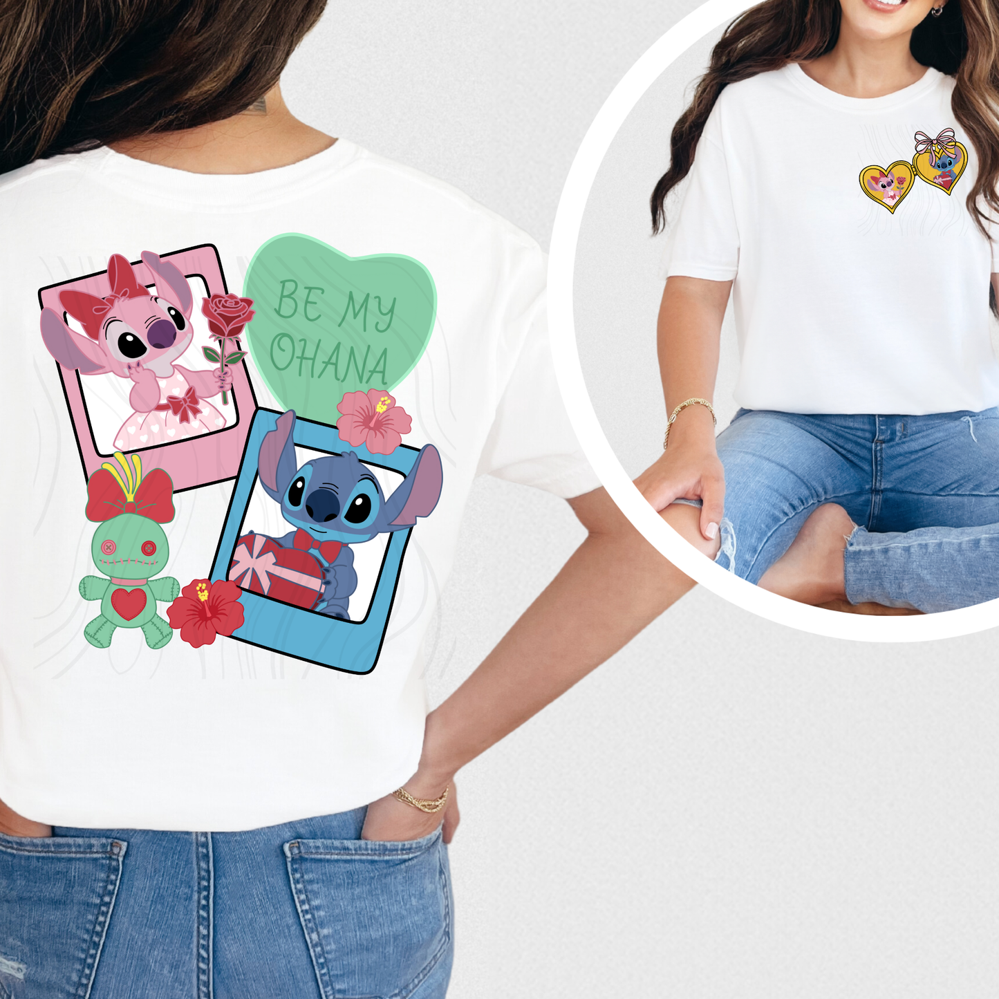 S Man Hearts Transfer *TWO PART**SOLD SEPARATELY**