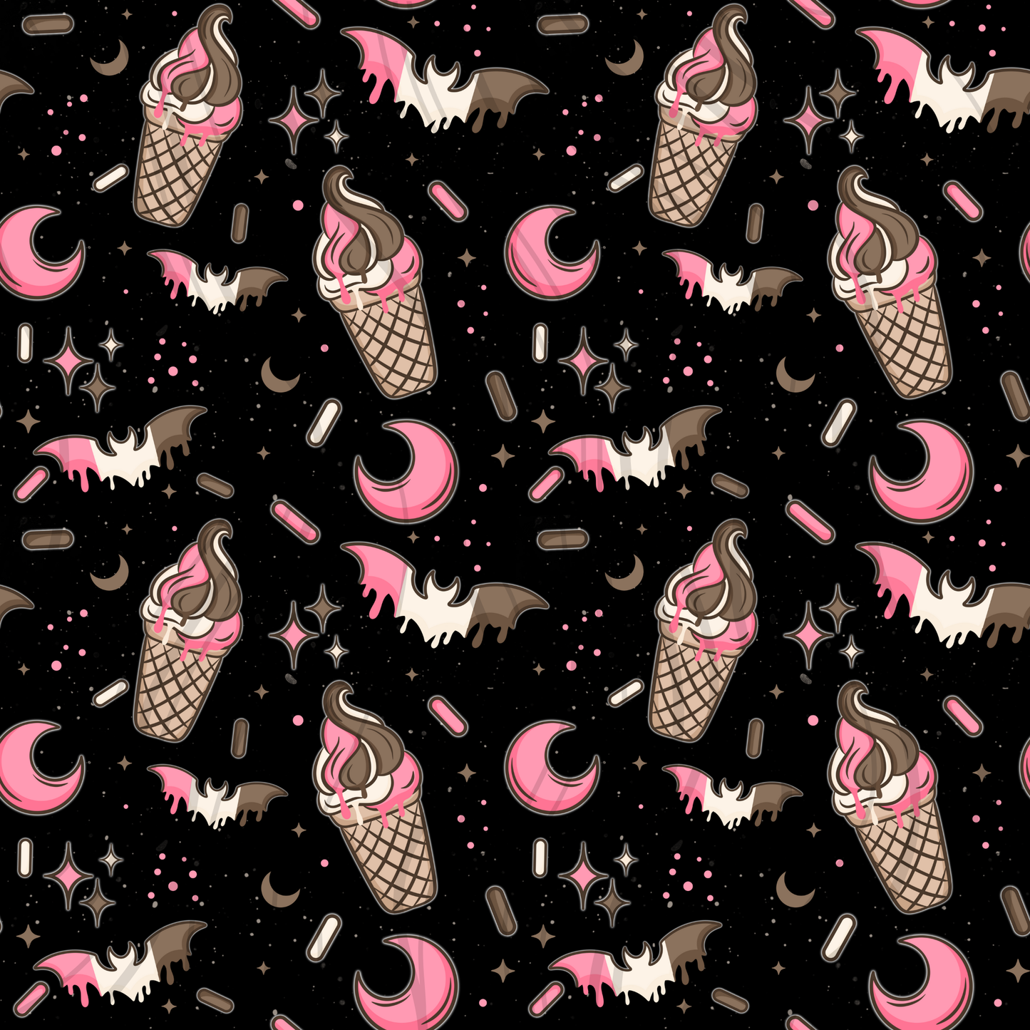 Sweet Spooky Seamless Transfer
