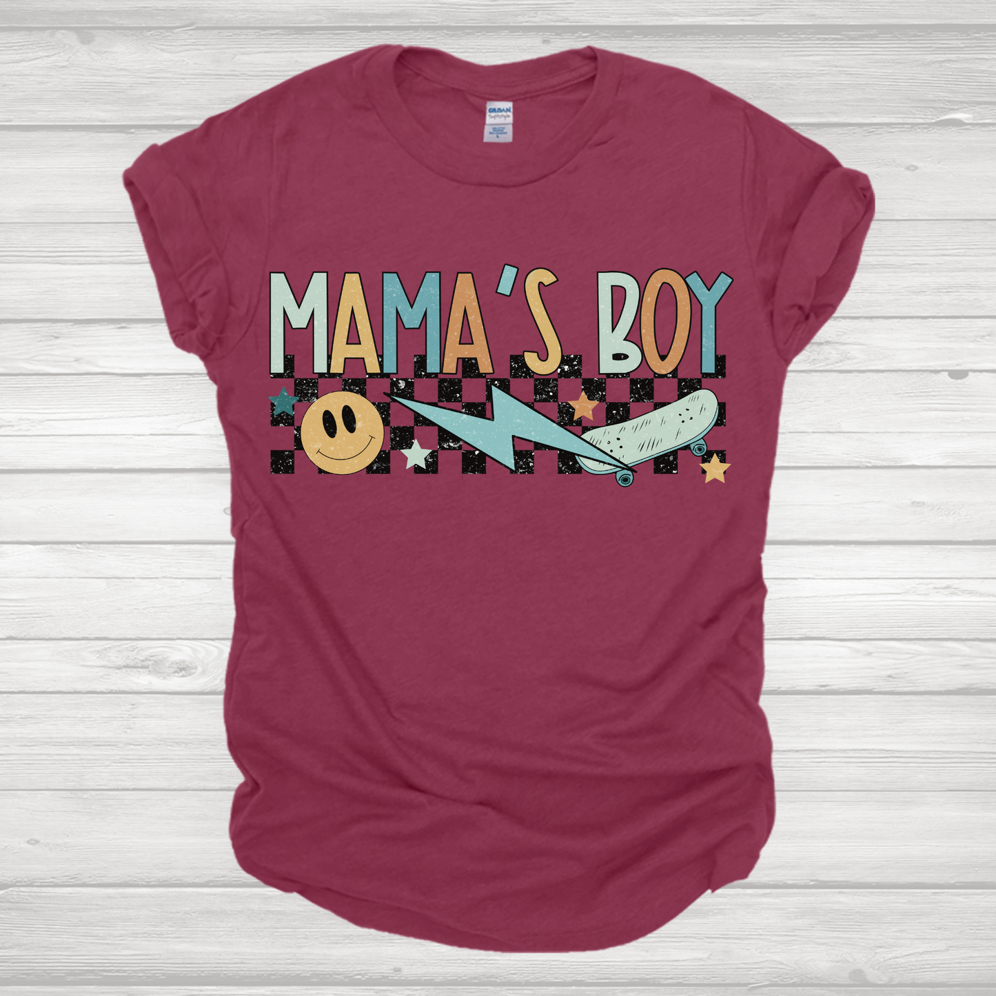 Mama Boy Retro Transfer